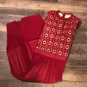 NWOT- pretty red dress